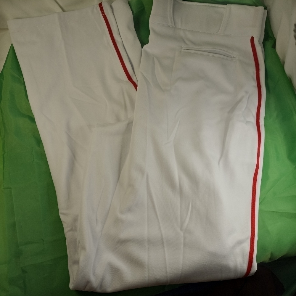 Champro White/Red Baseball Pants Men's XL NWOT